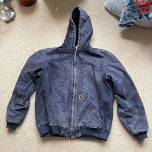 Vintage WELL WORN Carhartt Men's large tall heavyweight jacket